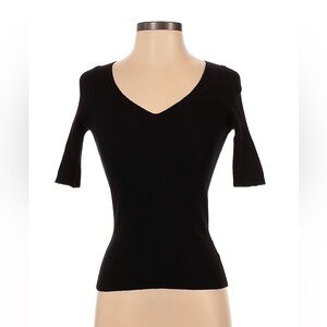 Express- black V-Neck Women's Sweater